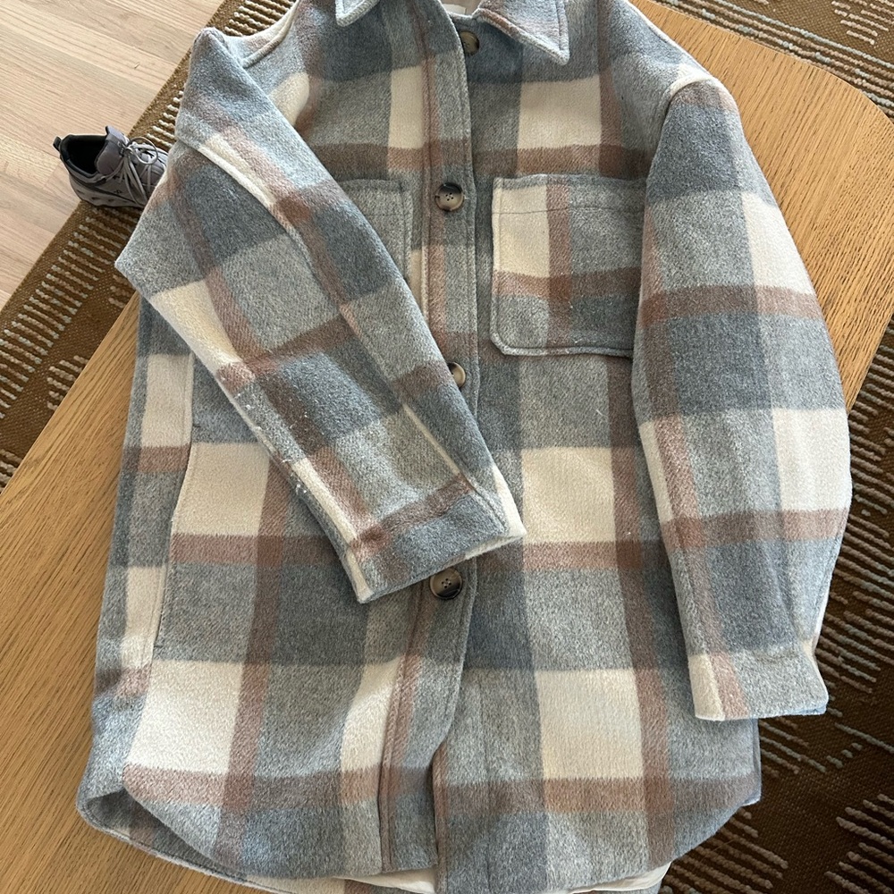 SOLD H&M Multicolor Plaid Jacket
